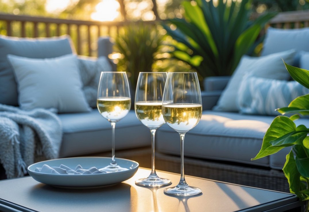 Sådan skaber du den perfekte udendoers oase med hvidvinsglas og loungesaet tilbud